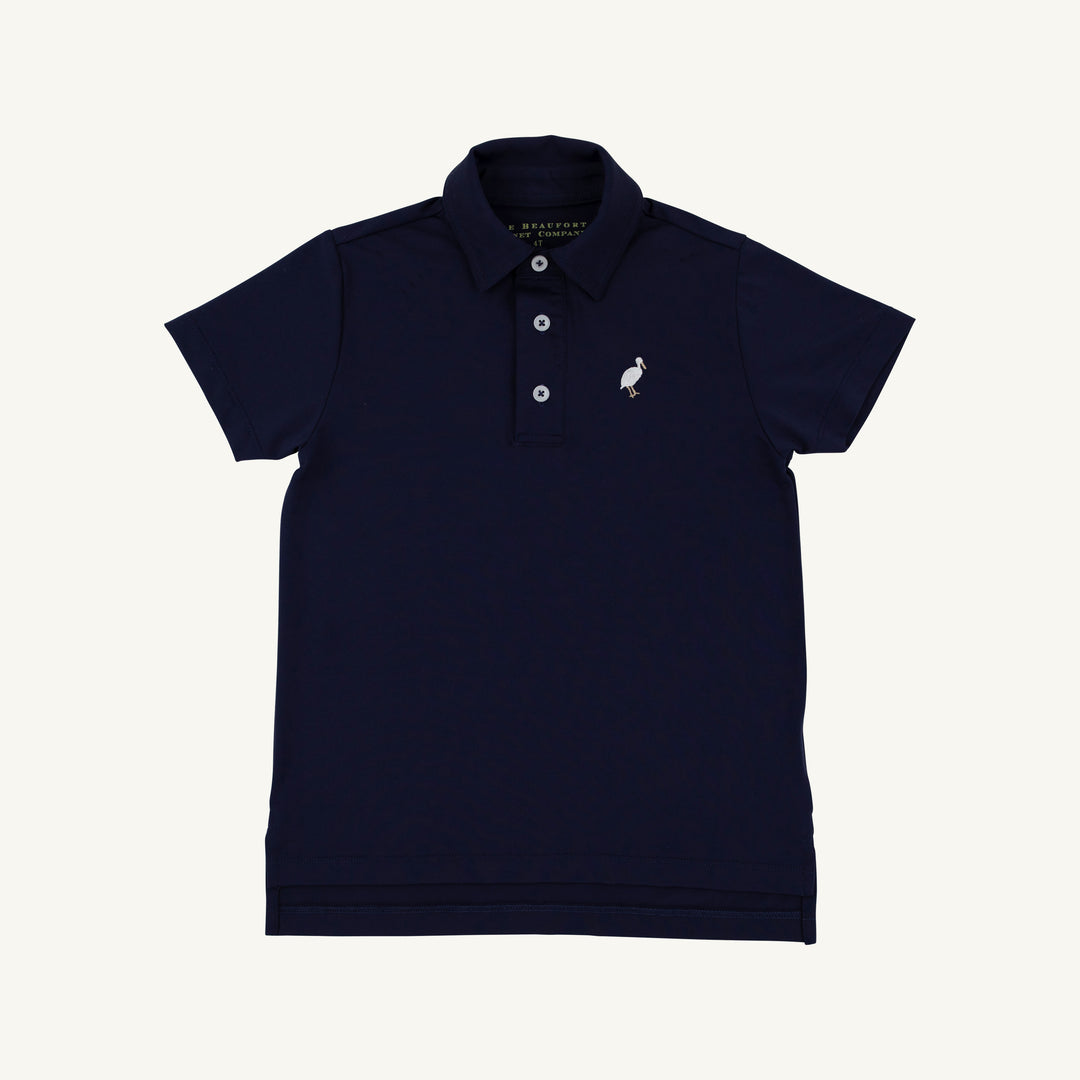 NAVY SHORT SLEEVE BOYS POLO SHIRT