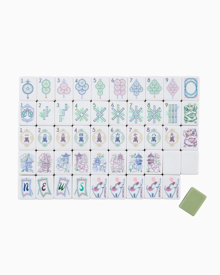 Oh My Mahjong Willow Starter Kit complete mahjong starter kit for stylish game nights and gifting | Walker Boutique