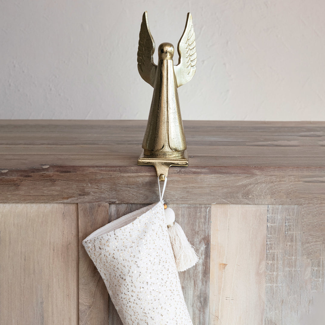 GOLD ANGEL STOCKING HOLDER