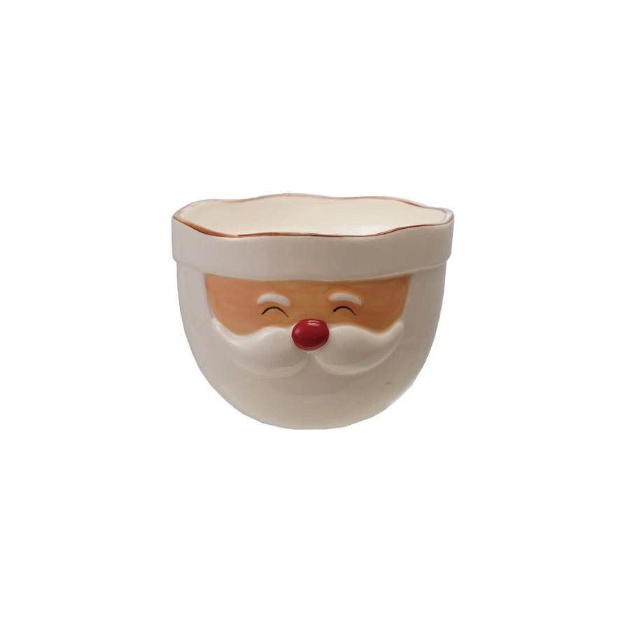 santa head mixing bowl