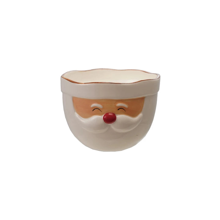 santa head mixing bowl