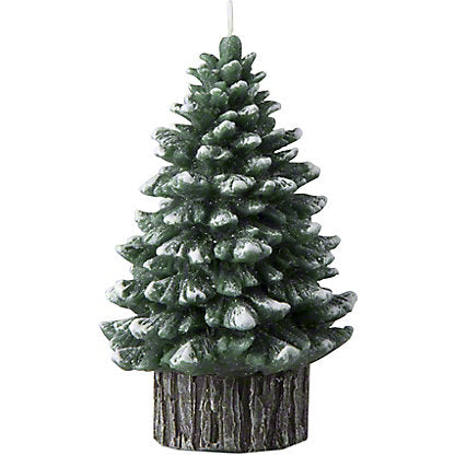 TAG SPRUCE RUSTIC TREE CANDLE, SMALL