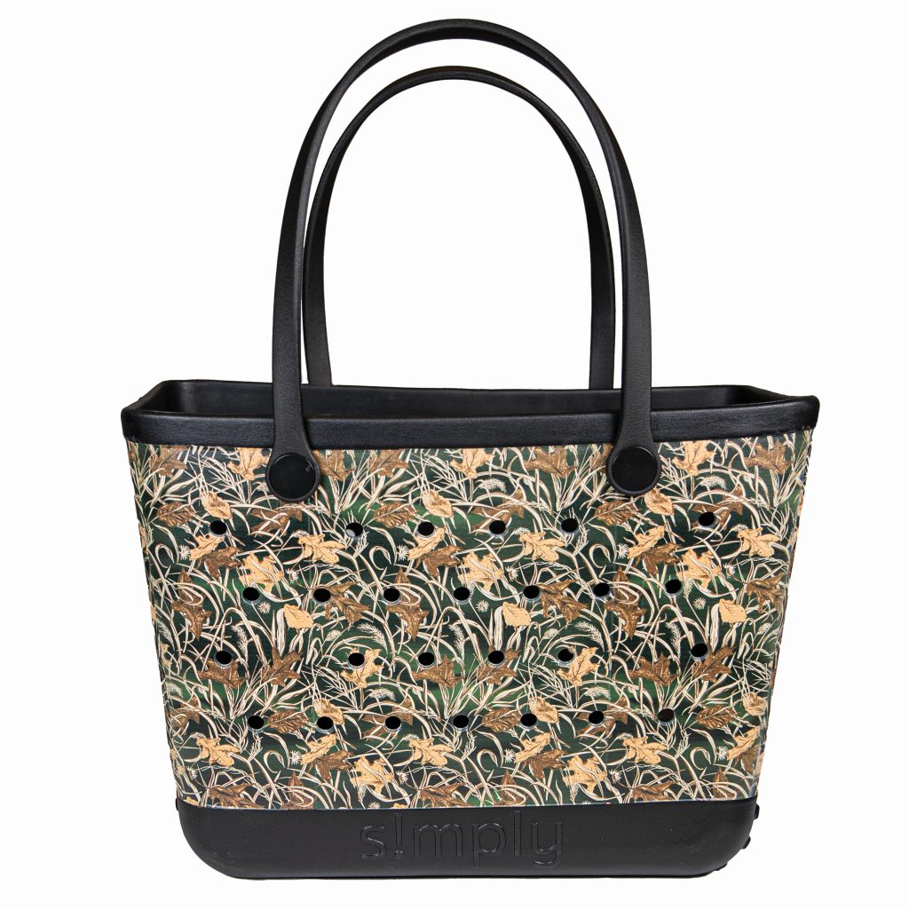 CAMO PATTERN LARGE SIMPLY TOTE