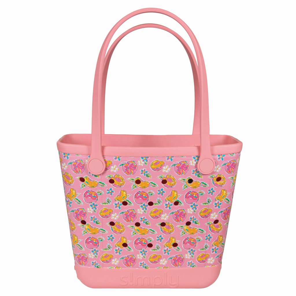 PEACHY PATTERN SMALL SIMPLY TOTE