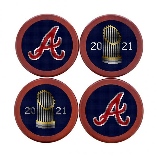 ATLANTA BRAVES 2021 WORLD SERIES COASTERS