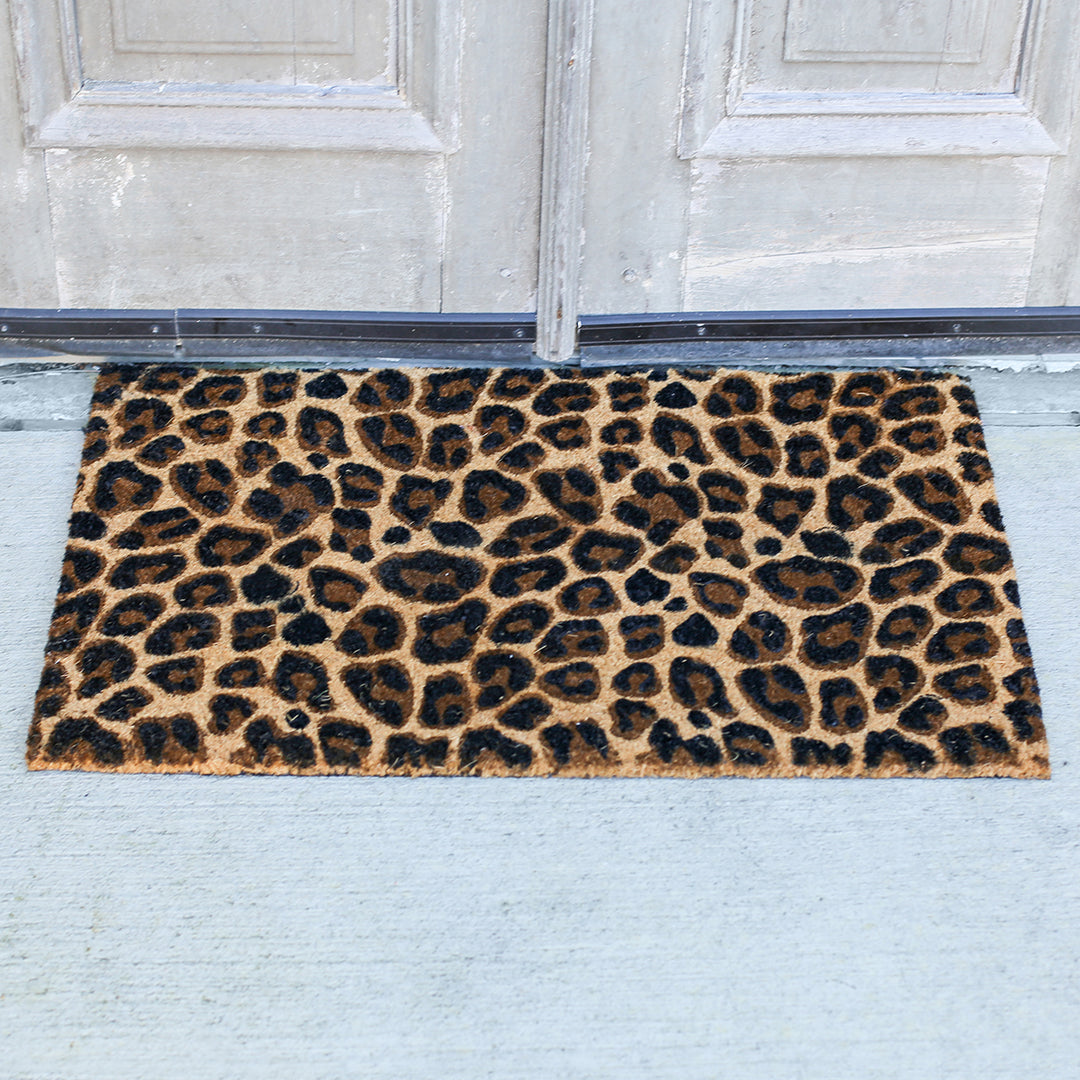 RS COIR DOORMAT LEOPARD