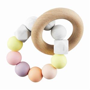 SILICONE & WOOD TEETHER