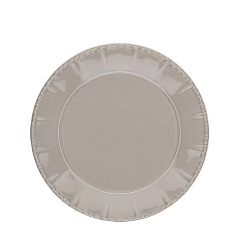 grey simple salad ceramic plate