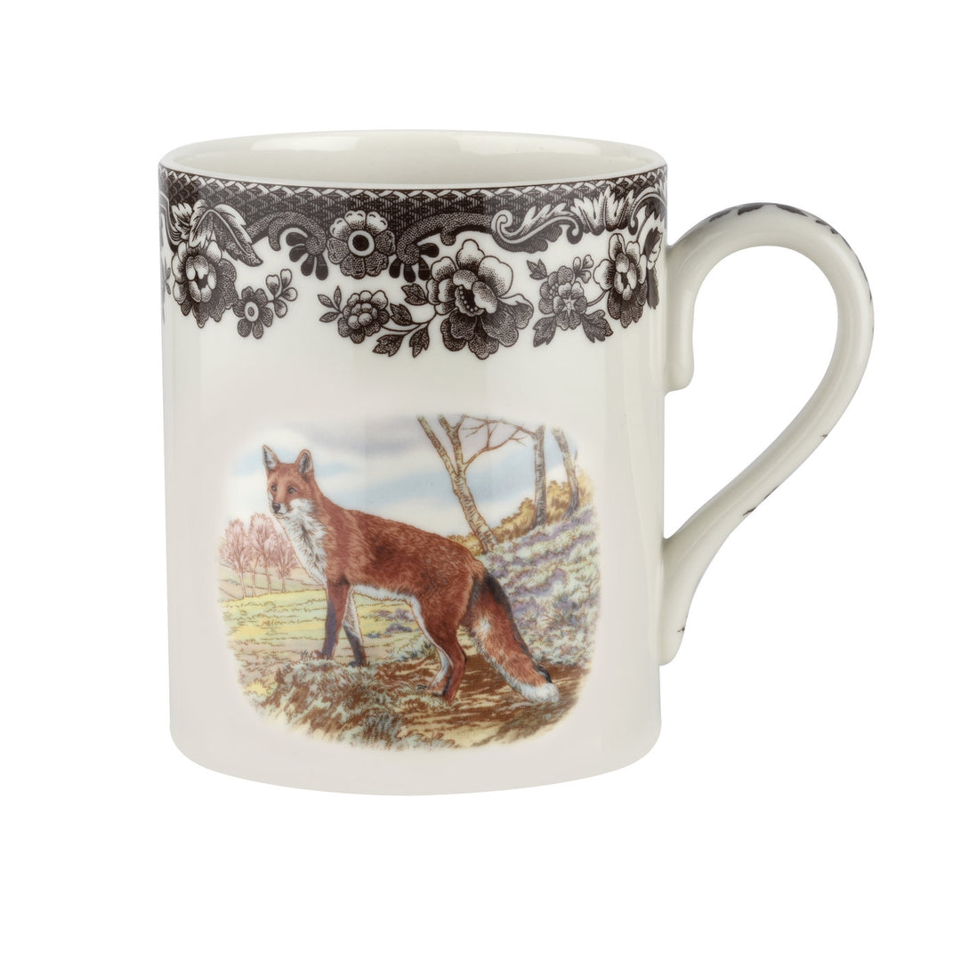 SPODE WOODLAND AMERICAN WILDLIFE MUG WITH RED FOX