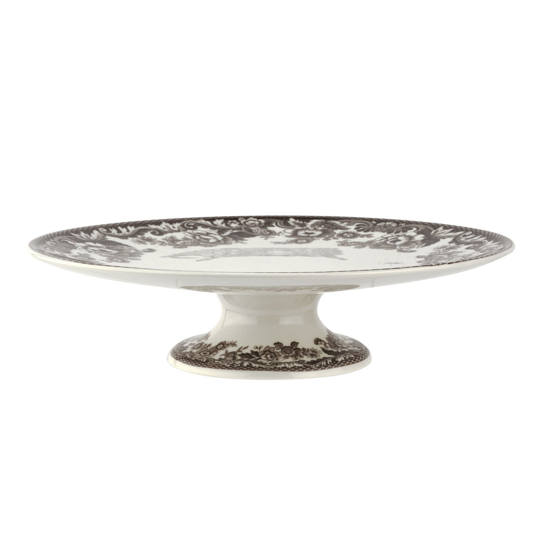 DELAMERE FOOTED CAKE PLATE 10.5"