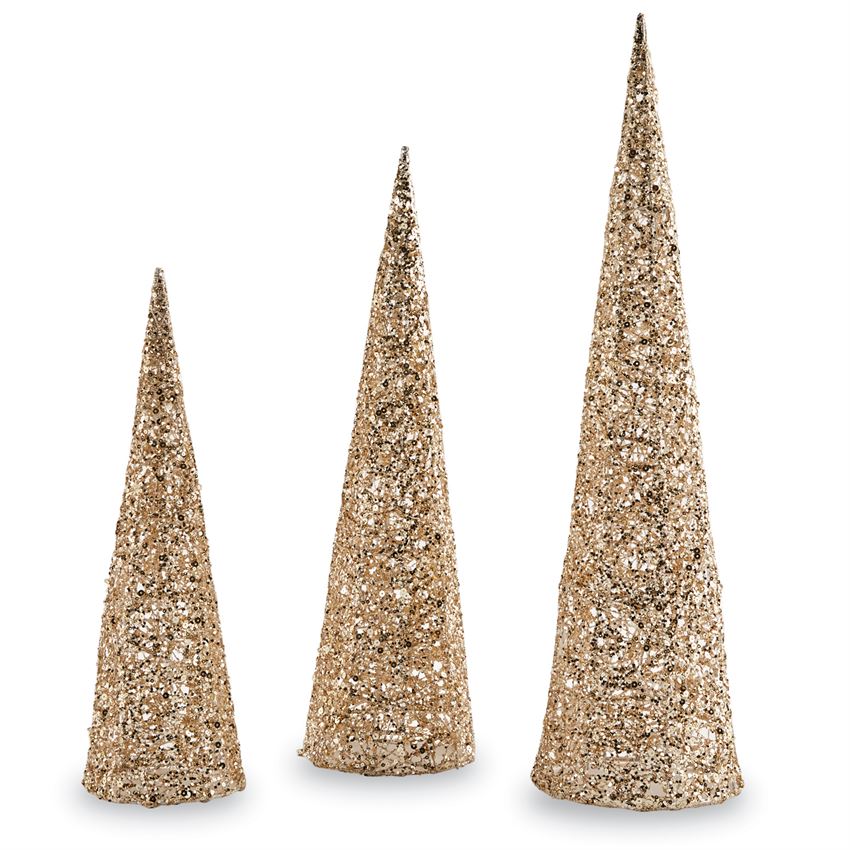 glitter cone trees