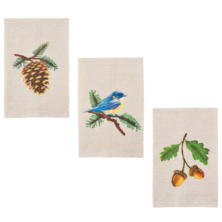 PAINTED PINE HILL TOWELS