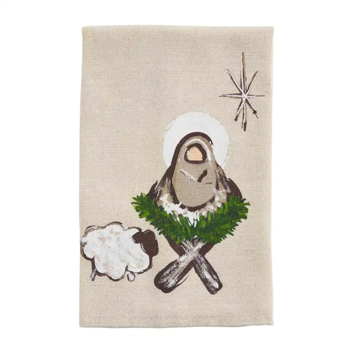 NATIVITY PAINTED TOWELS