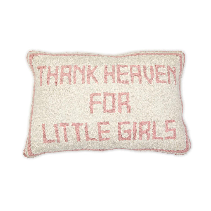 THANK HEAVEN EMBROIDERED DECORATIVE THROW PILLOW