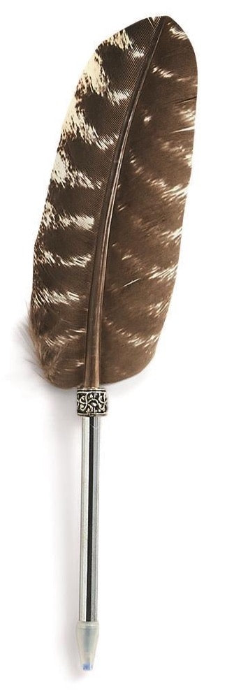 turkey feather pen