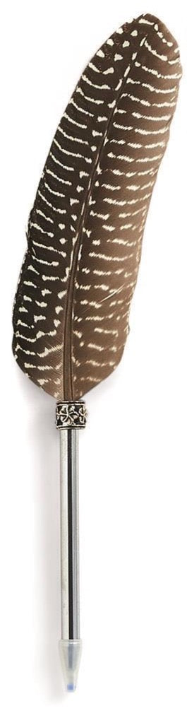 guinea fowl feather pen
