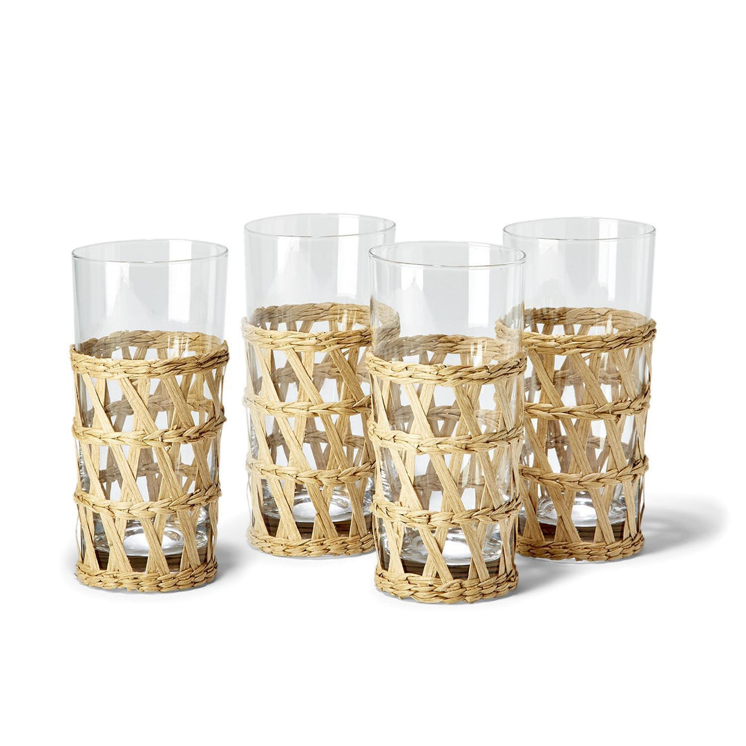 ISLAND CHIC LATTICE DRINKING GLASS