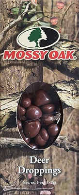 5 OZ BOX OF MOSSY OAK DEER DROPPING (CHOCOLATE PEANUTS)