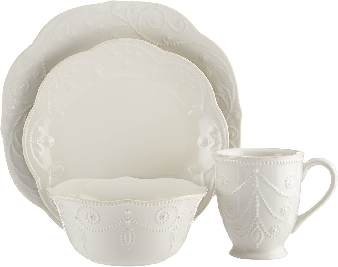 FRENCH PERLE 4 PIECE PLACE SETTING