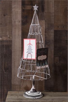 CHRISTMAS TREE CARD HOLDER