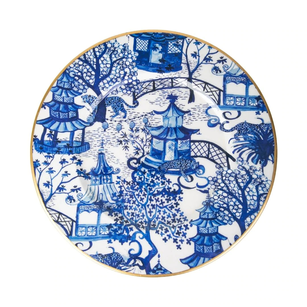 GARDEN PARTY ENAMELED CHARGER