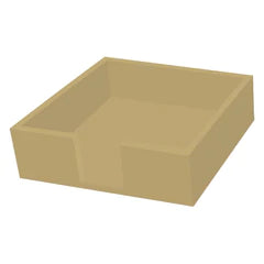 WOOD GOLD NAPKIN CADDY