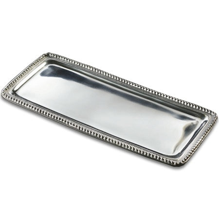 LARGE BEADED RECTANGLE TRAY