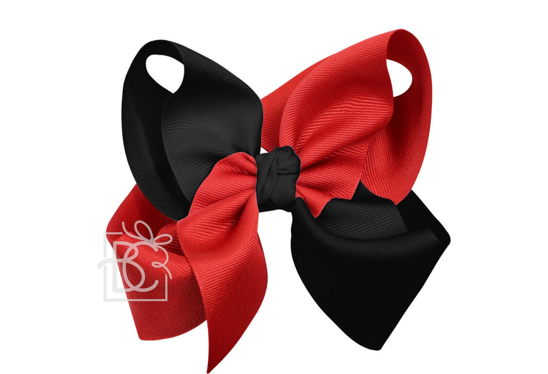 RED & BLACK CRISS CROSS BOW
