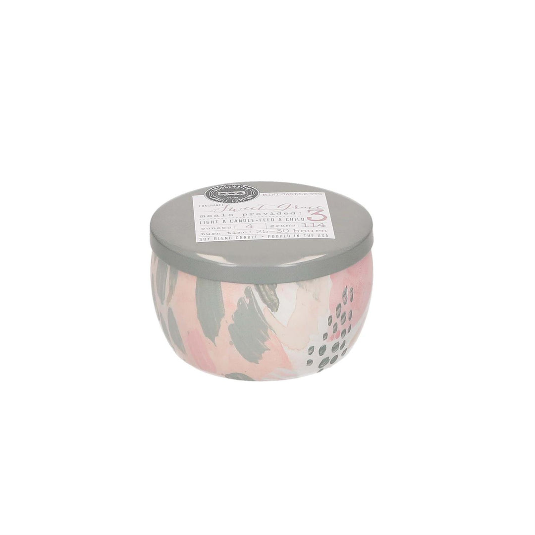 SWEET GRACE PATTERNED TRAVEL TIN