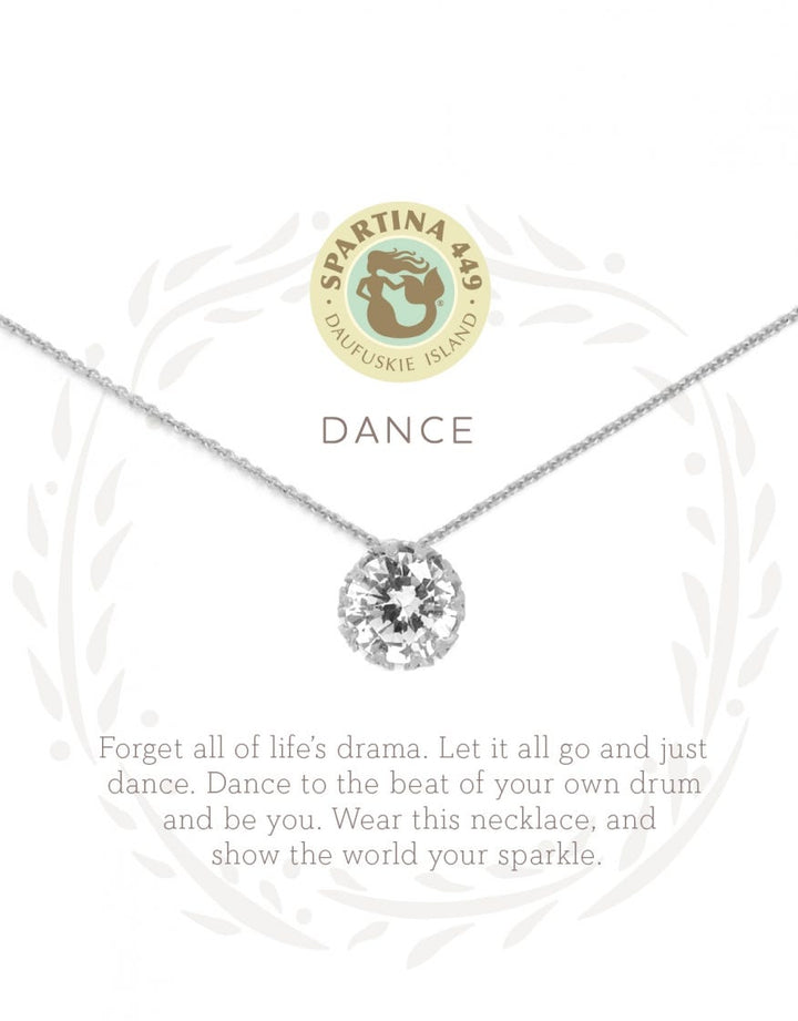 SILVER DANCE SEA LA VIE NECKLACE