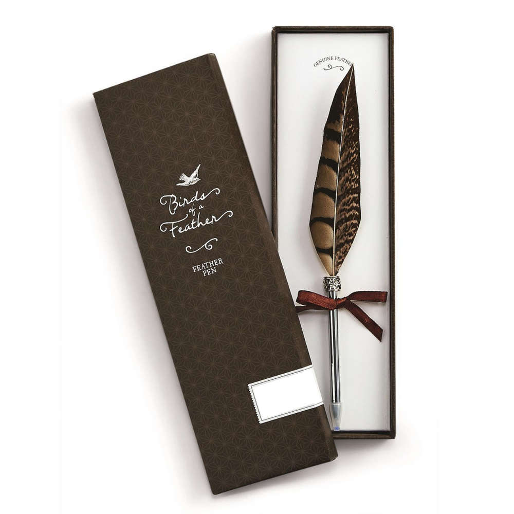feather pin with box