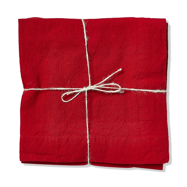 EVERYDAY SLUB NAPKIN RED
