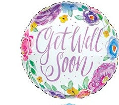 17" GET WELL ASSORTMENT BALLOON