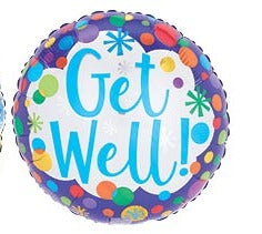 17" GET WELL ASSORTMENT BALLOON