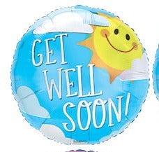 17" GET WELL ASSORTMENT BALLOON