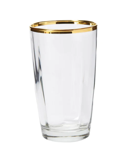 FAIL/MILLER: OPTICAL GOLD GLASSWARE