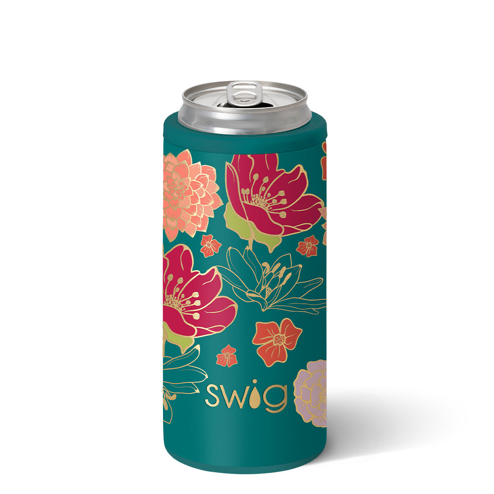 fire poppy skinny can cooler