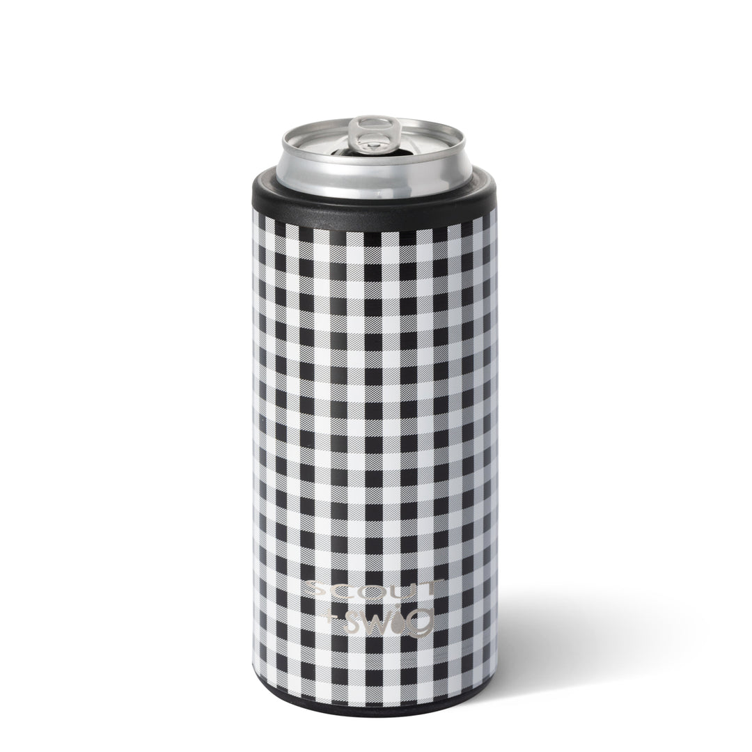 SCOUT+DAVID CHECKHAM SKINNY CAN COOLER, 12OZ
