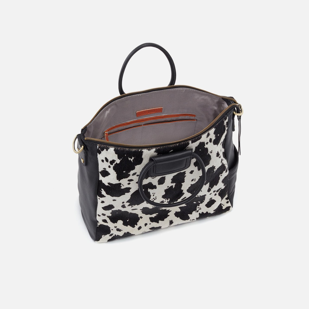 Cow print hobo bag Clearance