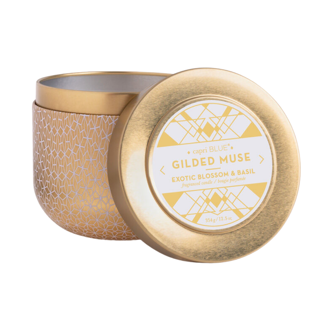 EXOTIC BLOSSOM GILDED MUSE TIN