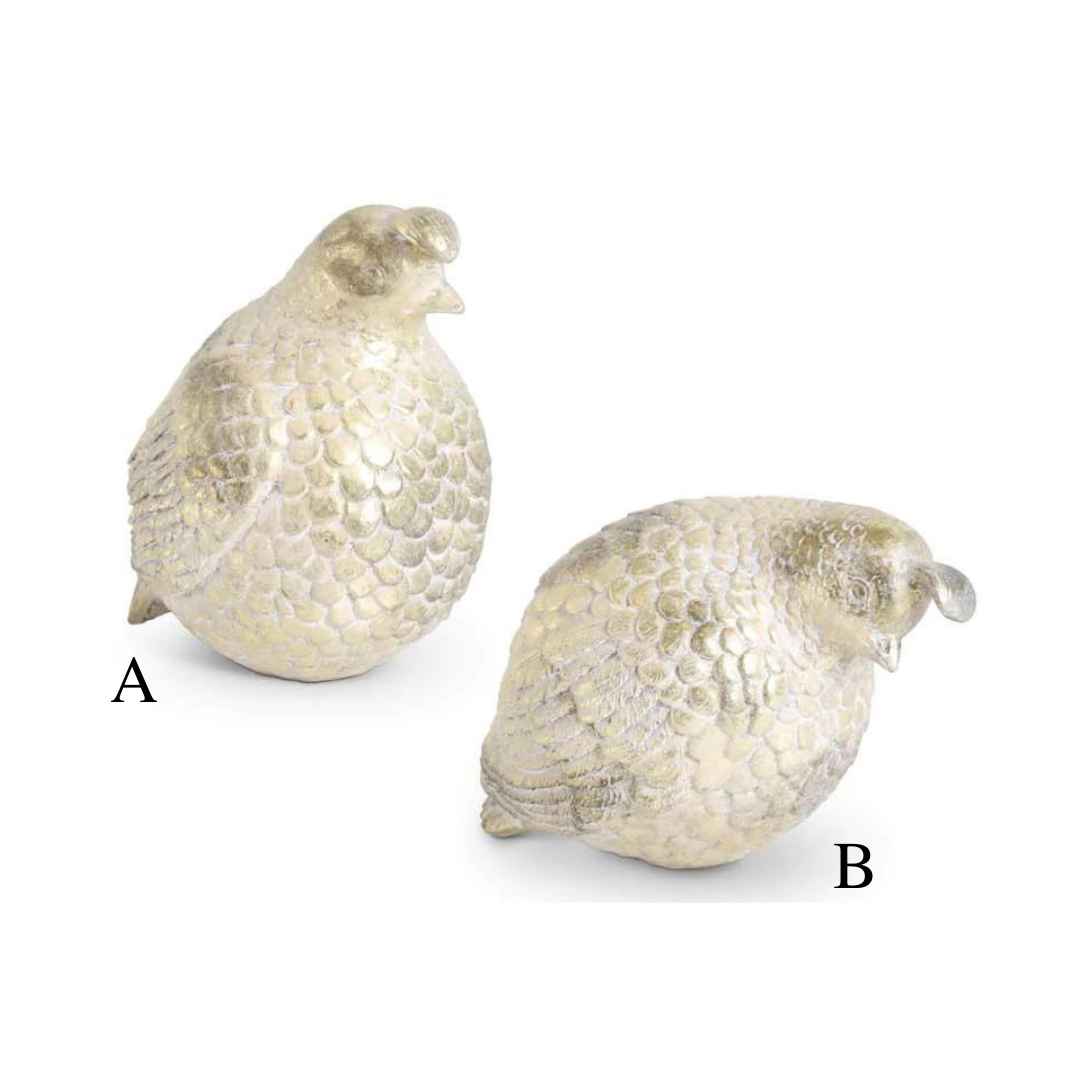 GOLD RESIN PARTRIDGES