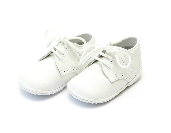 James White High Top Boot - White Leather Baby High Top - Walker Boutique