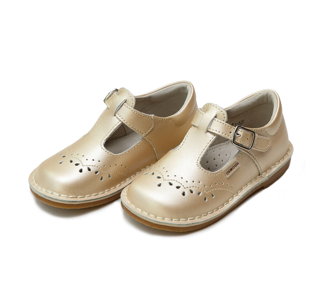 Champagne Ruthie Mary Jane | Toddler Girls Champagne Dress Shoe - Walker Boutique T11 Champagne Ruthie Mary Jane | Toddler Girls Champagne Dress Shoe - Walker Boutique T11