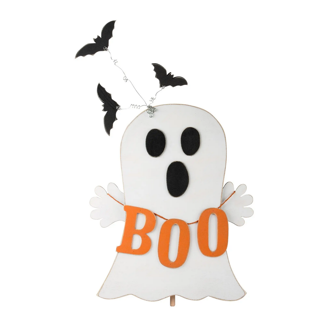 BOO GHOST WELCOME BOARD TOPPER