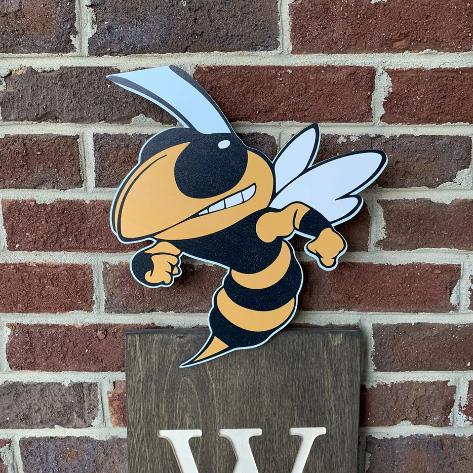 YELLOW JACKETS WELCOME SIGN TOPPER