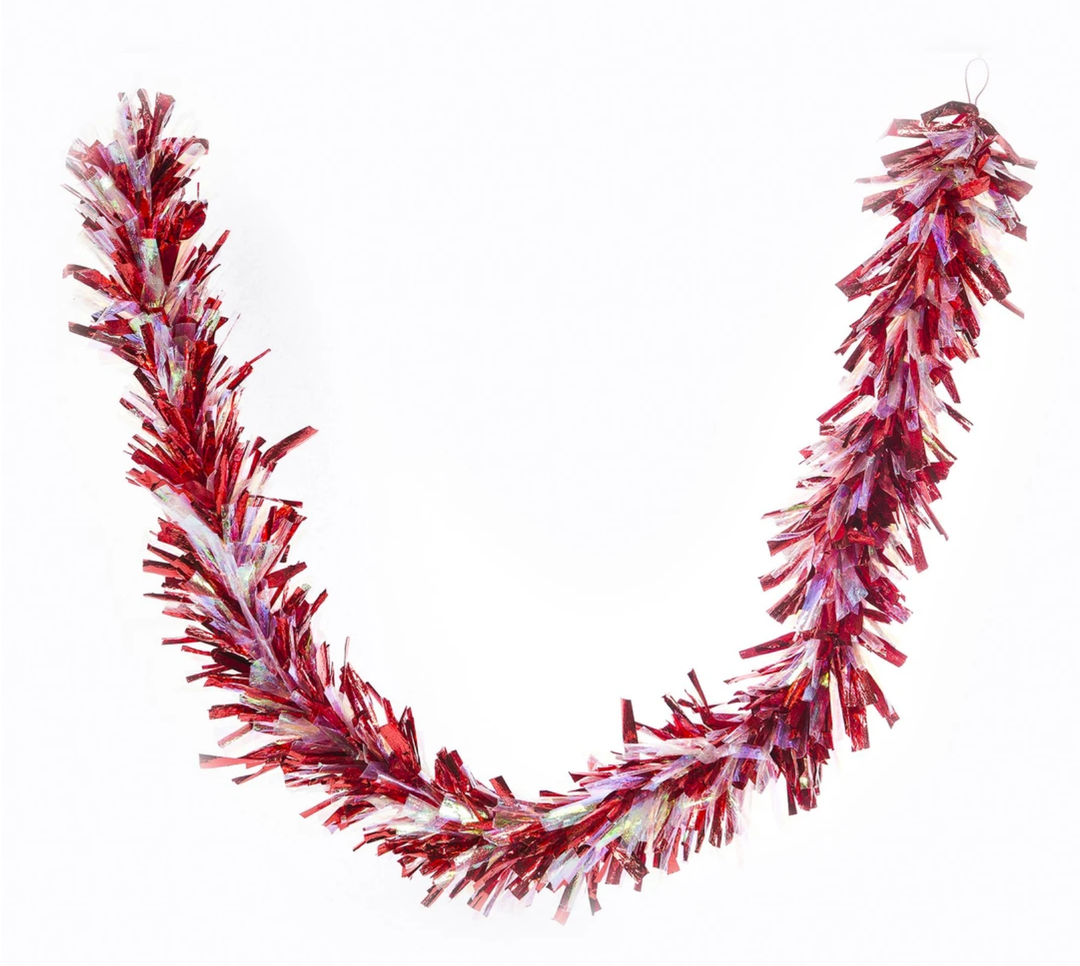 RED/IRID PARTY GARLAND