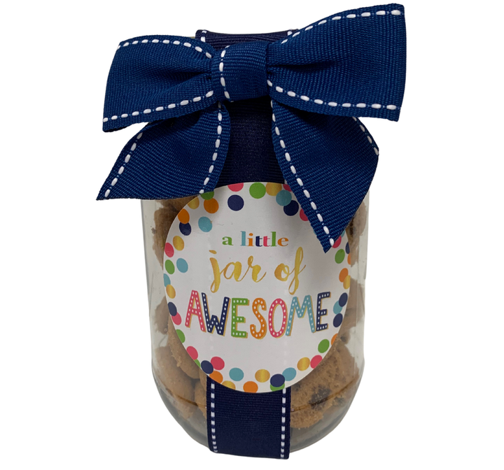 A LITTLE JAR OF AWESOME CHOCOLATE CHIP COOKIES PINT JAR