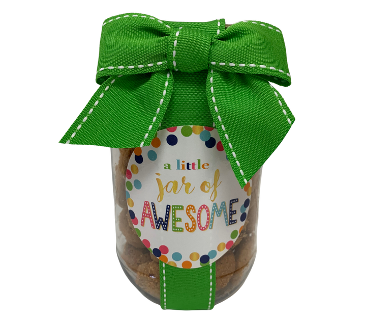A LITTLE JAR OF AWESOME CHOCOLATE CHIP COOKIES PINT JAR
