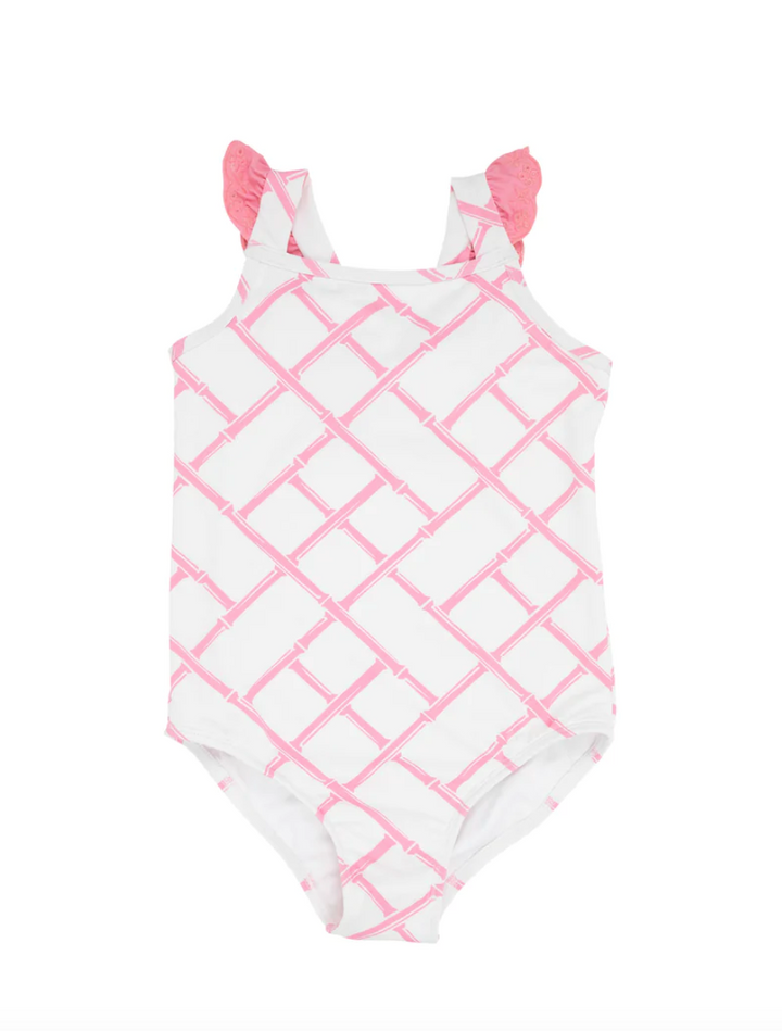 BAMBOO PROVERBS WITH HAMPTONS HOT PINK LONG BAY BATHING SUIT