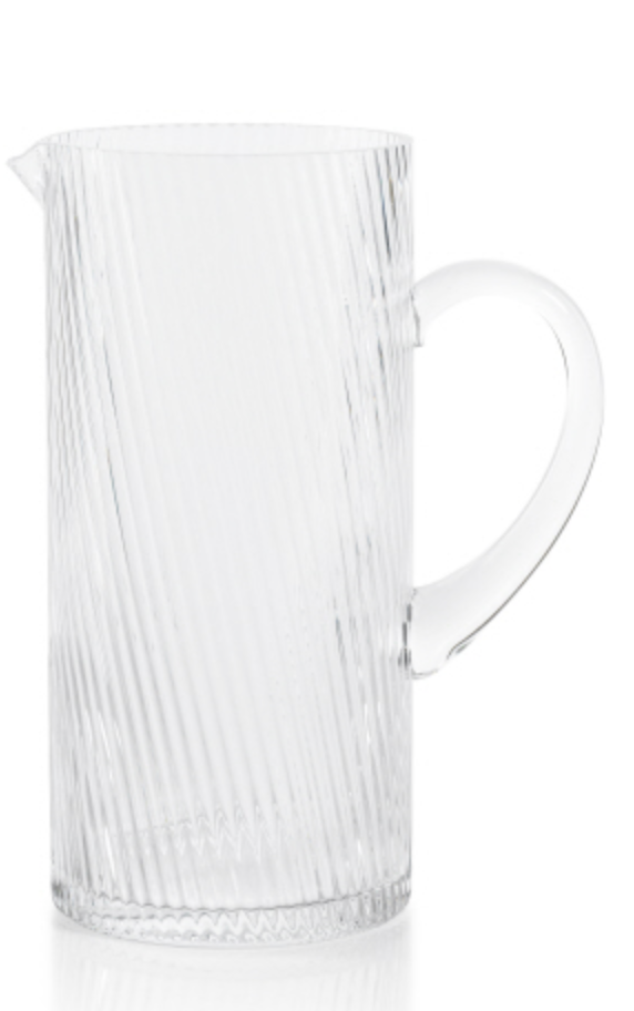 THE CONNAUGHT RIPPLED GLASS PITCHER